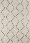 800MoroccanIvoryGreyShaggyRug - Bobobiy