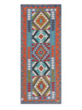 Maimana Afghanistan Kilim Rug - 202 x83 cm - Handmade