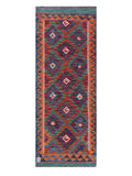 Maimana Afghanistan Kilim Rug - 195 x74 cm - Handmade
