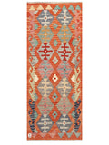 Maimana Afghanistan Kilim Rug - 192 x78 cm - Handmade