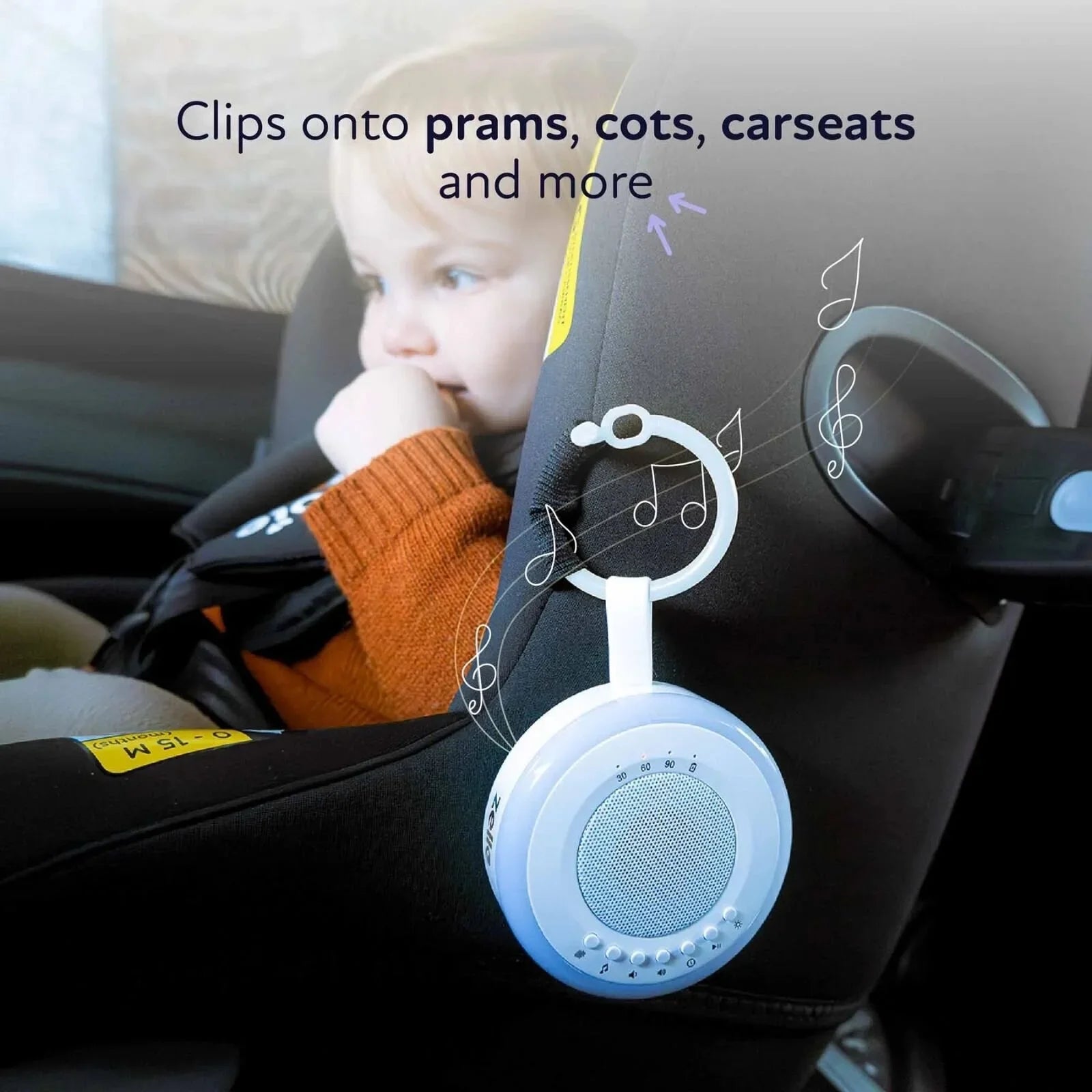 Zello Portable White Noise Machine & Nightlight Baby Sleep Aid