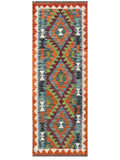 Maimana Afghanistan Kilim Rug - 188 x67 cm - Handmade