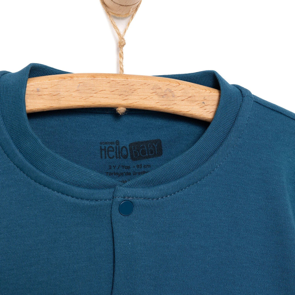 HelloBaby Basic Boy Cardigan - Dark Blue