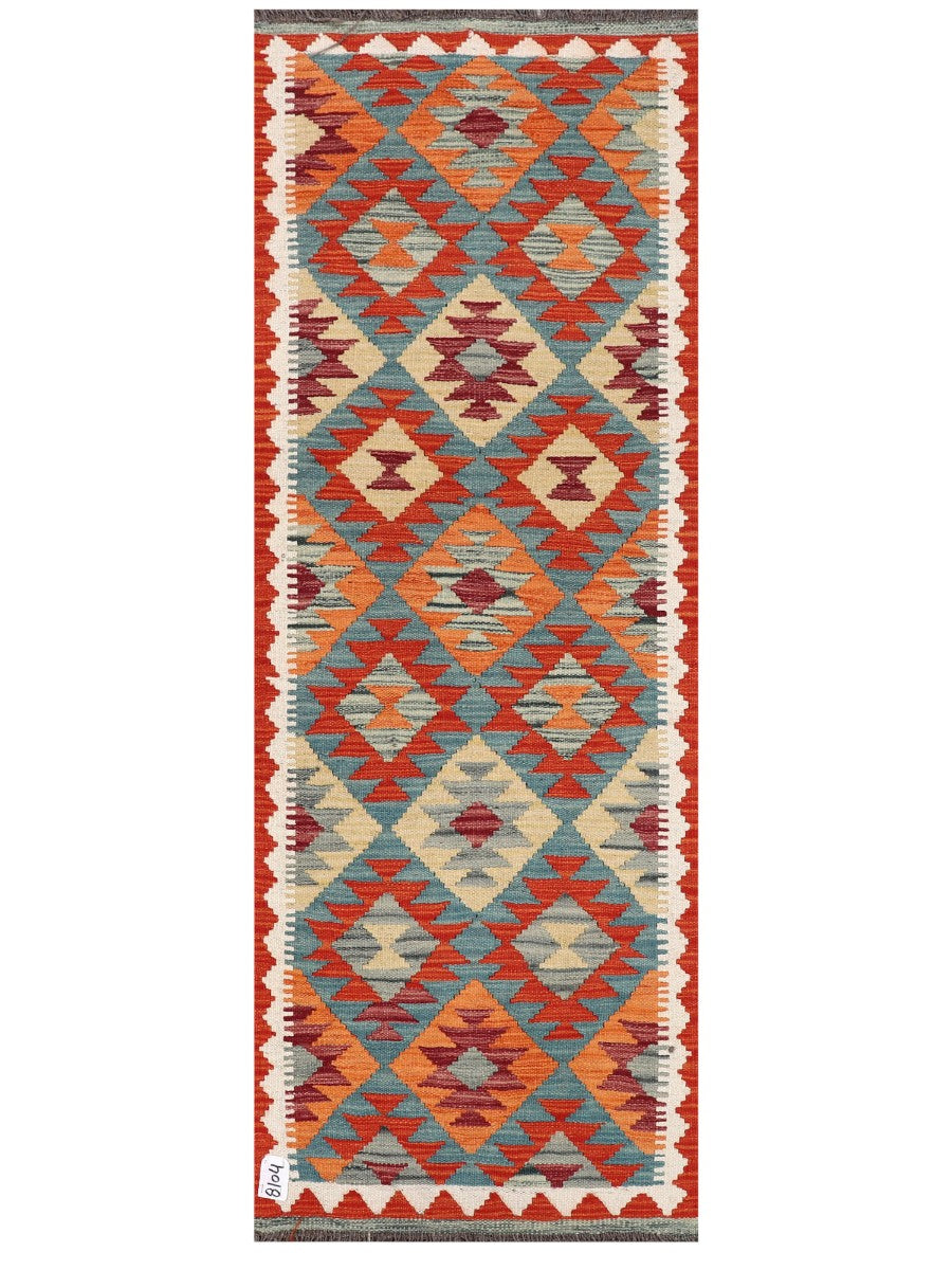 Maimana Afghanistan Kilim Rug - 183 x66 cm - Handmade