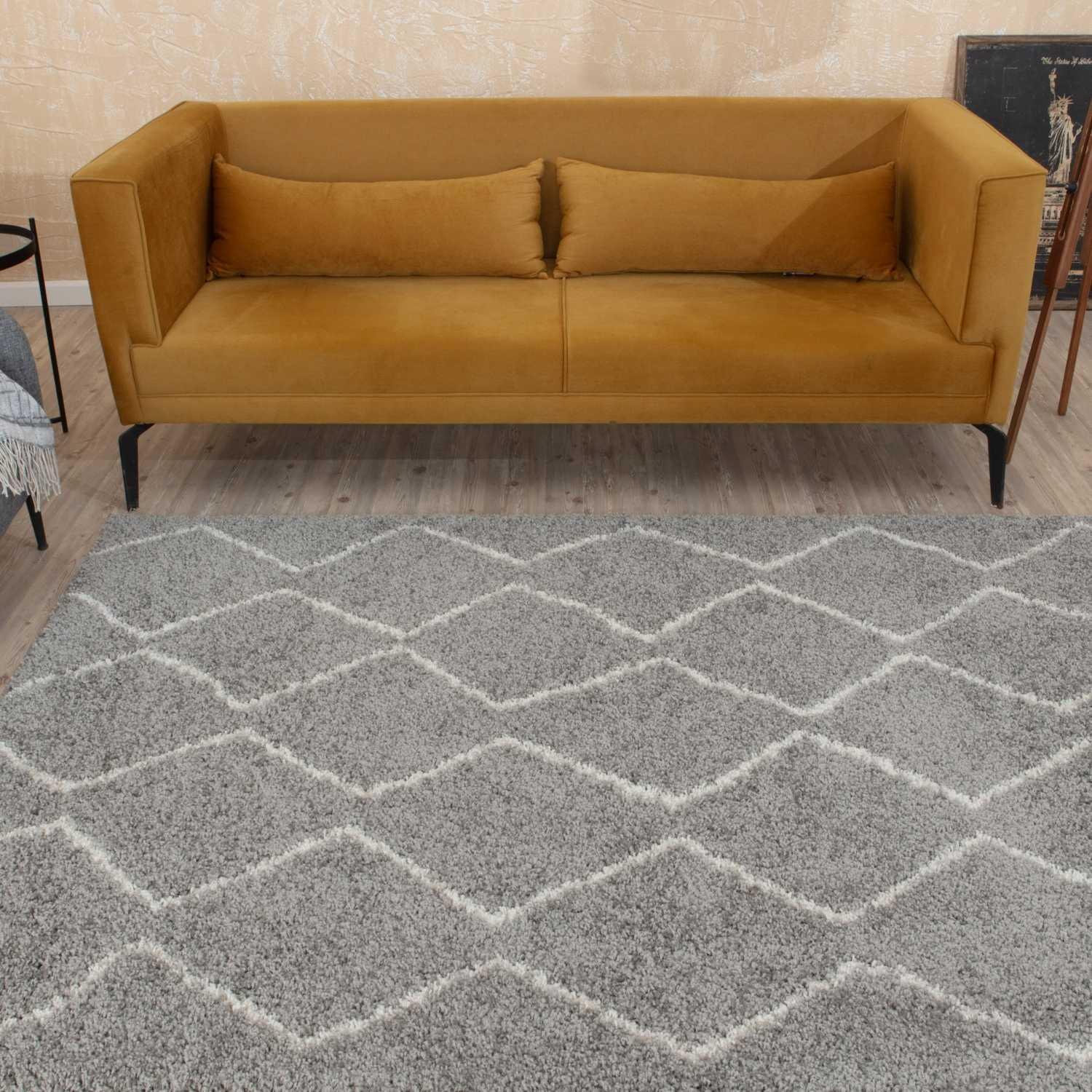 810_Moroccan_Grey_Shaggy_Rug-11 - Bobobiy