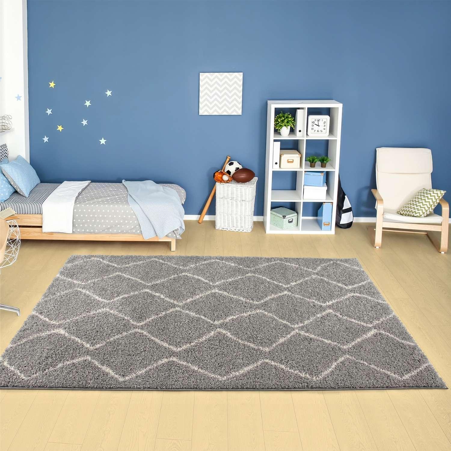 810_Moroccan_Grey_Shaggy_Rug-15 - Bobobiy