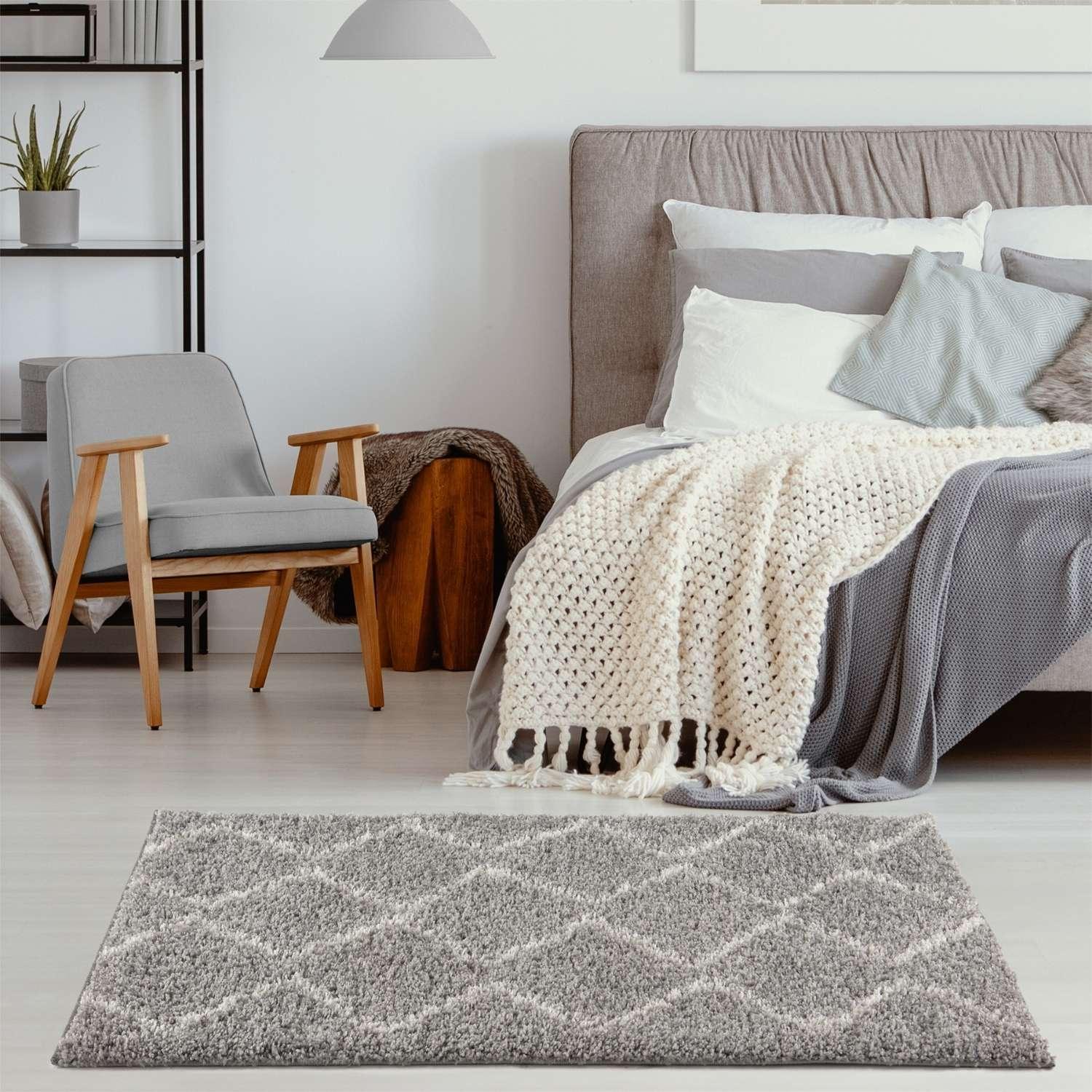 810_Moroccan_Grey_Shaggy_Rug-19 - Bobobiy
