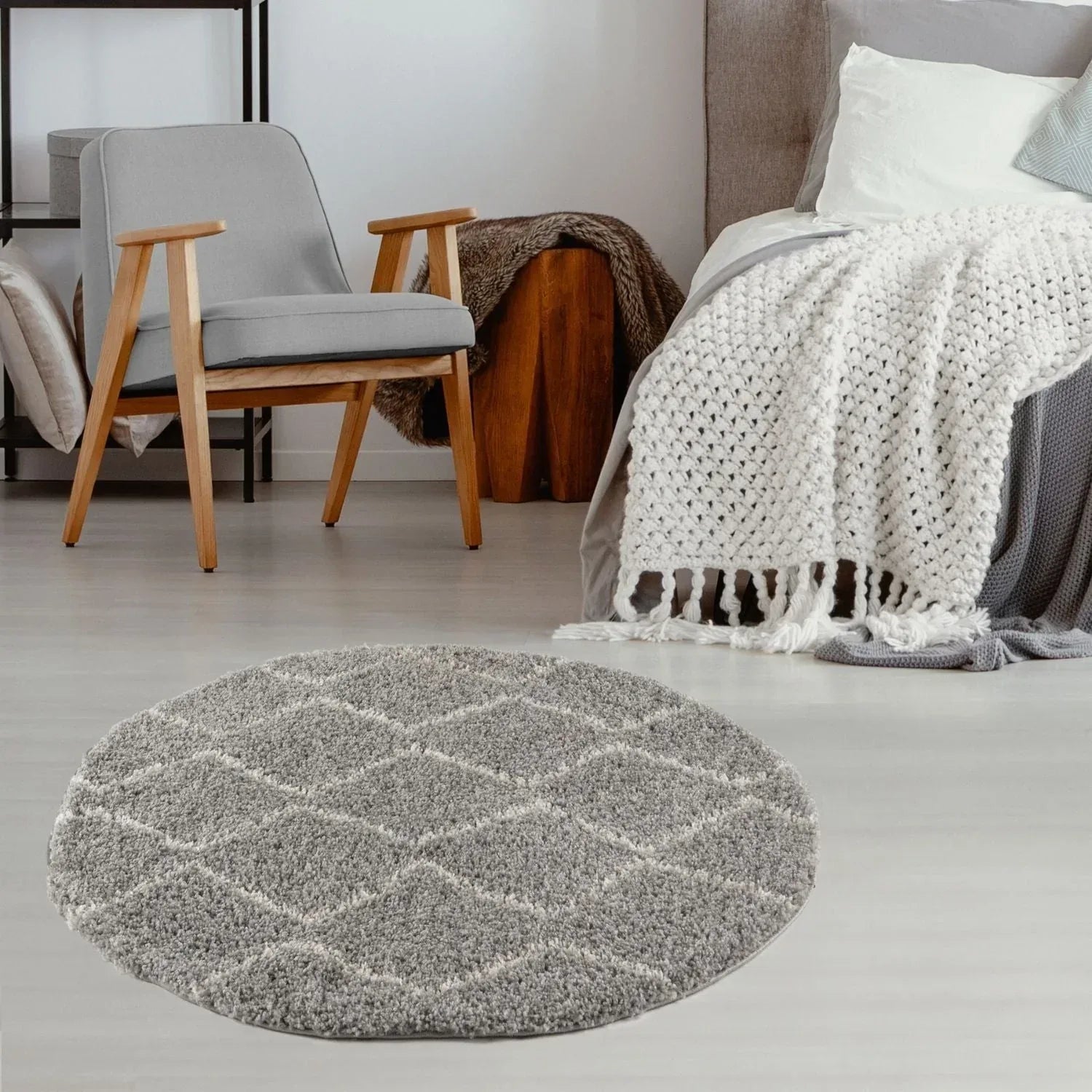 810_Moroccan_Grey_Shaggy_Rug-25 - Bobobiy