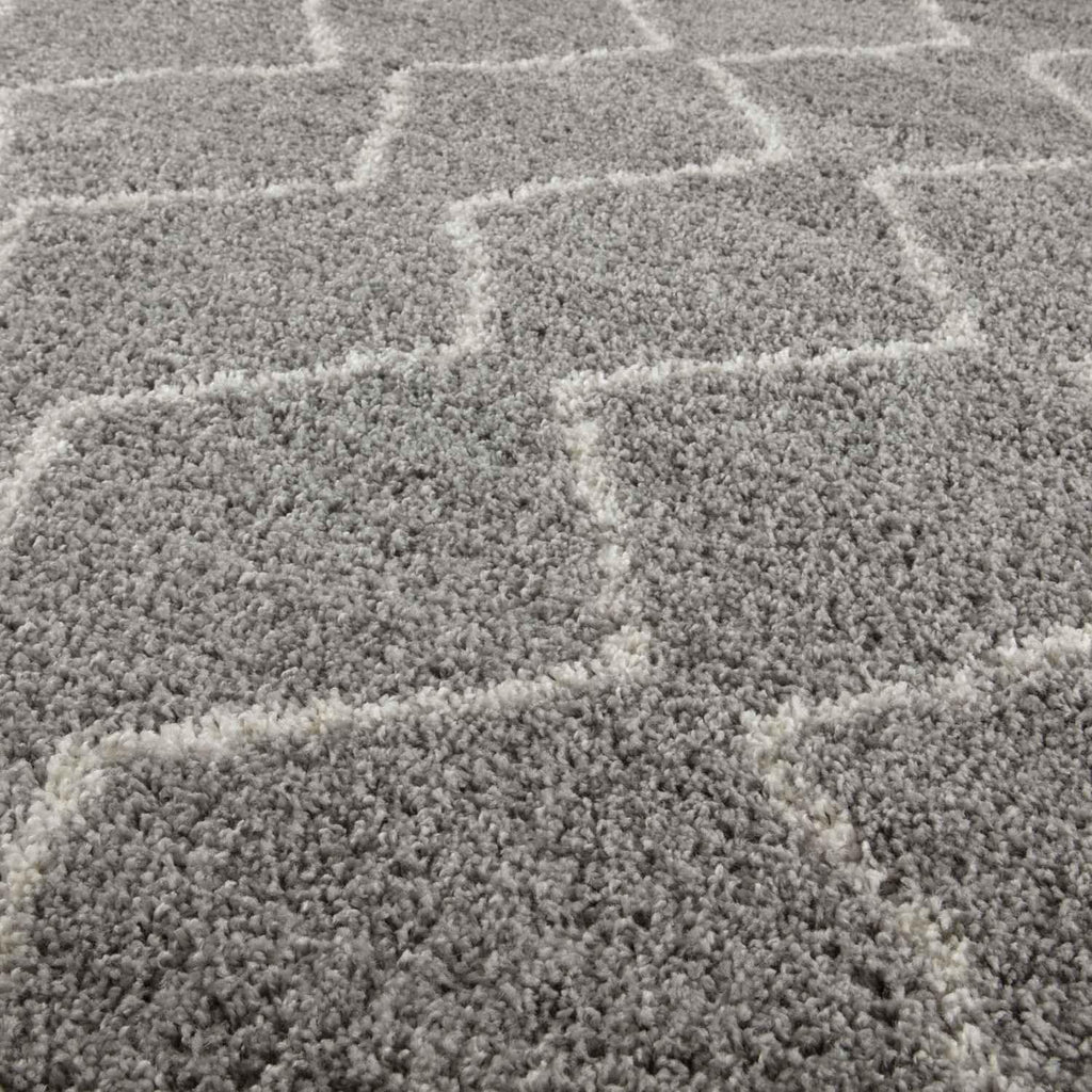 810_Moroccan_Grey_Shaggy_Rug-5 - Bobobiy