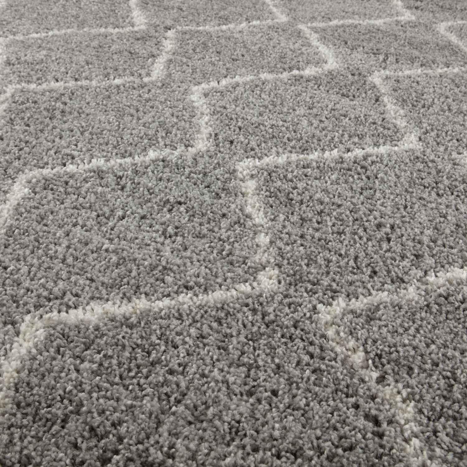810_Moroccan_Grey_Shaggy_Rug-5 - Bobobiy