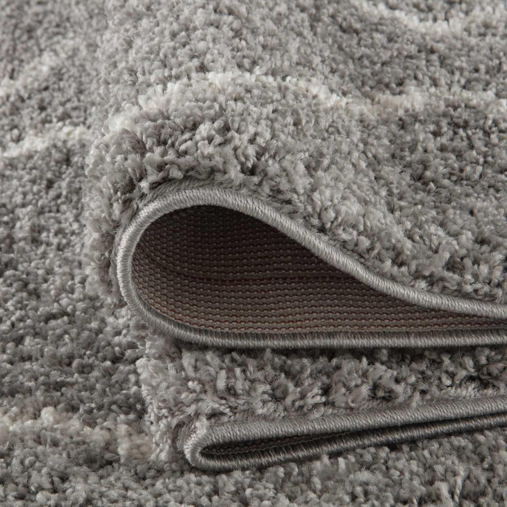 810_Moroccan_Grey_Shaggy_Rug-6 - Bobobiy