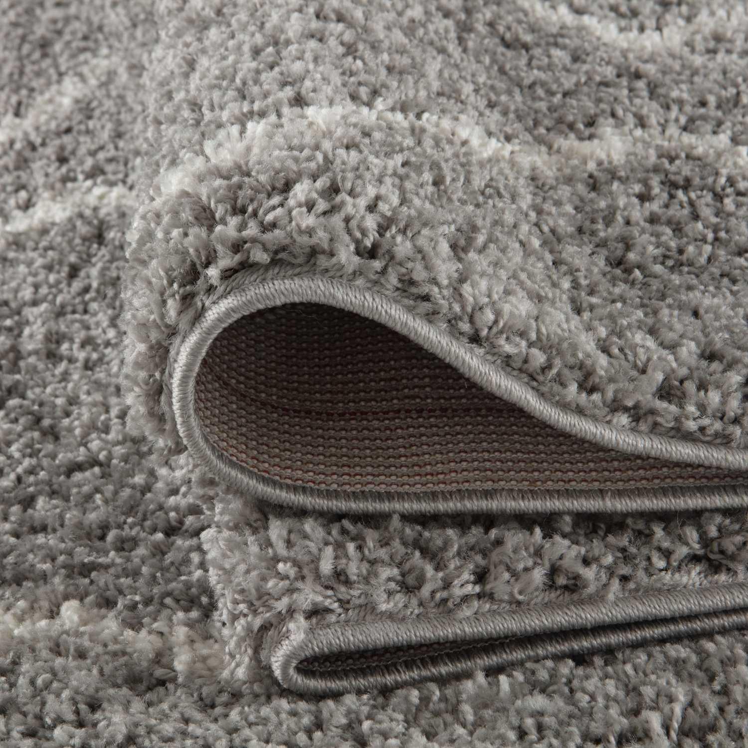 810_Moroccan_Grey_Shaggy_Rug-6 - Bobobiy