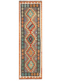 Maimana Afghanistan Kilim Rug - 207 x62 cm - Handmade