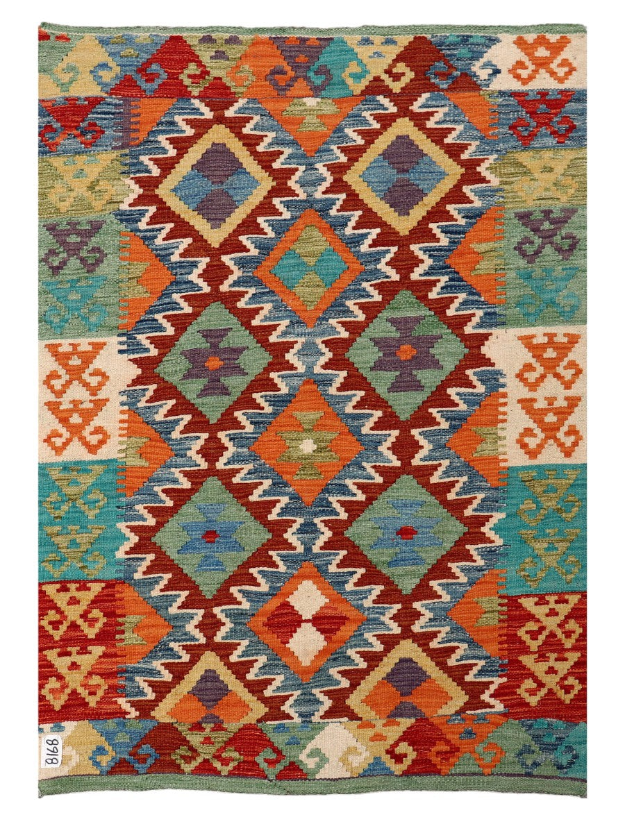 Maimana Afghanistan Kilim Rug - 152 x106 cm - Handmade