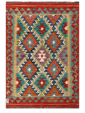 Maimana Afghanistan Kilim Rug - 149 x102 cm - Handmade