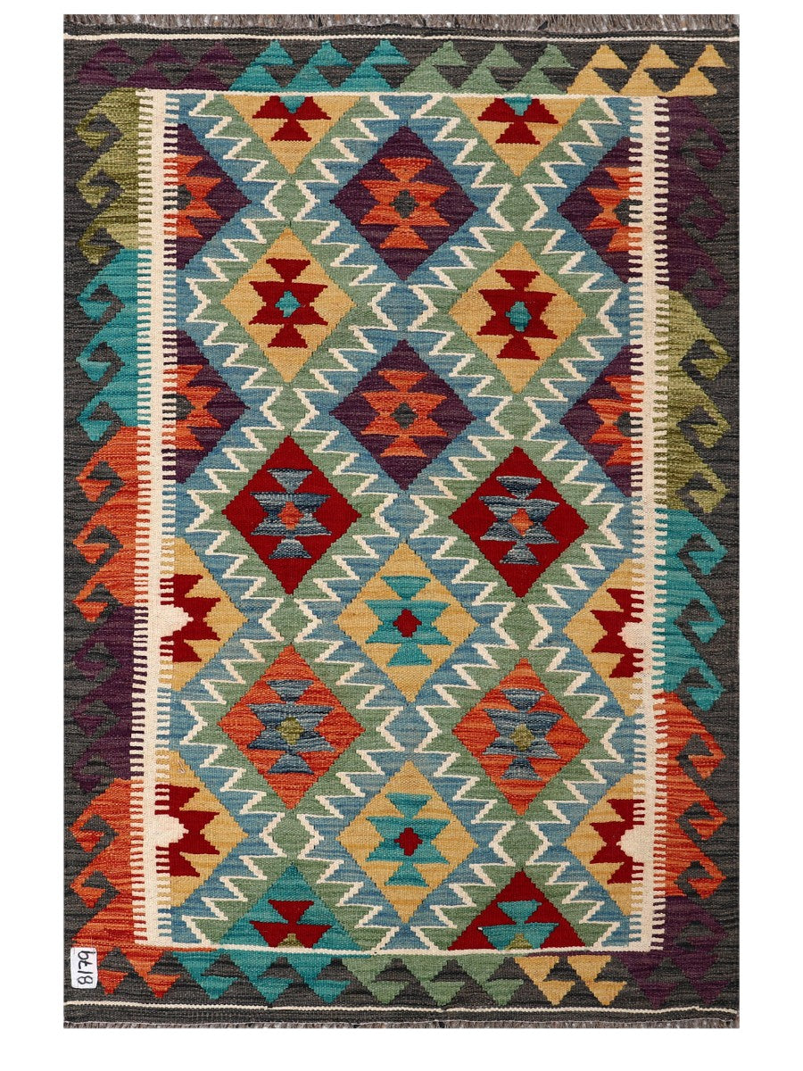 Maimana Afghanistan Kilim Rug - 150 x103 cm - Handmade