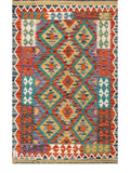 Maimana Afghanistan Kilim Rug - 154 x96 cm - Handmade