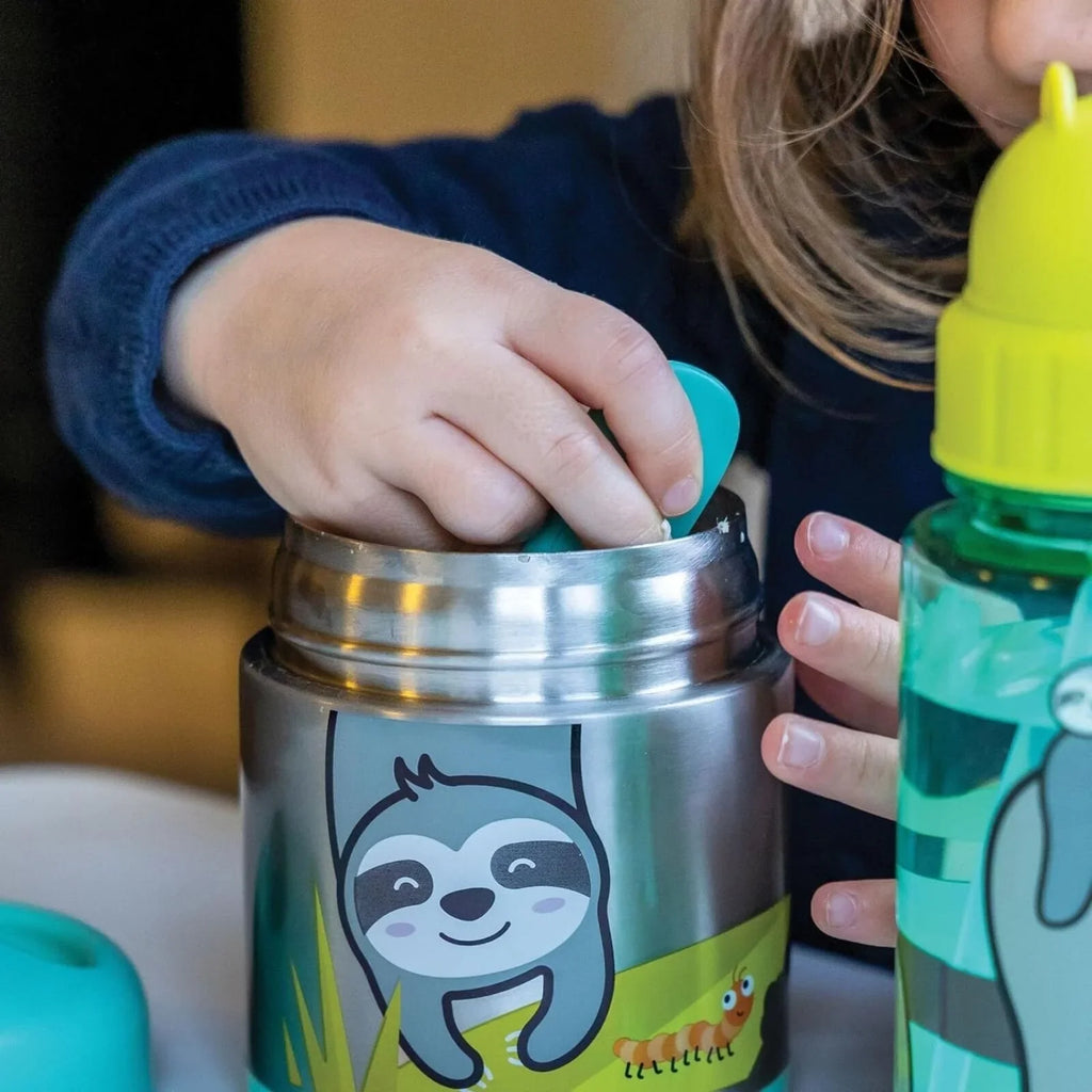 TUM TUM Thermal Food Flask with Magnetic Spork - Stanley Sloth