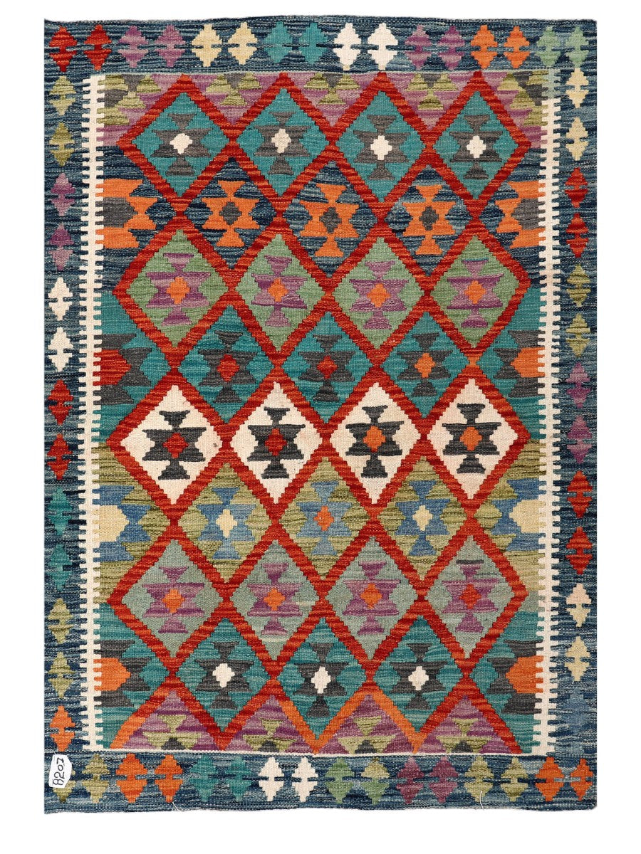 Maimana Afghanistan Kilim Rug - 152 x104 cm - Handmade