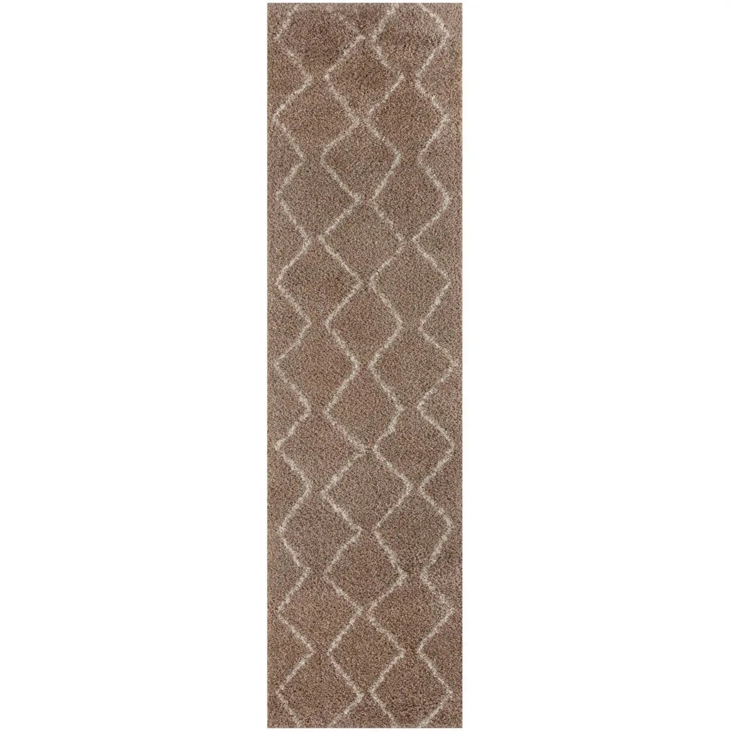 820MoroccanBeigeShaggyRug-1 - Bobobiy