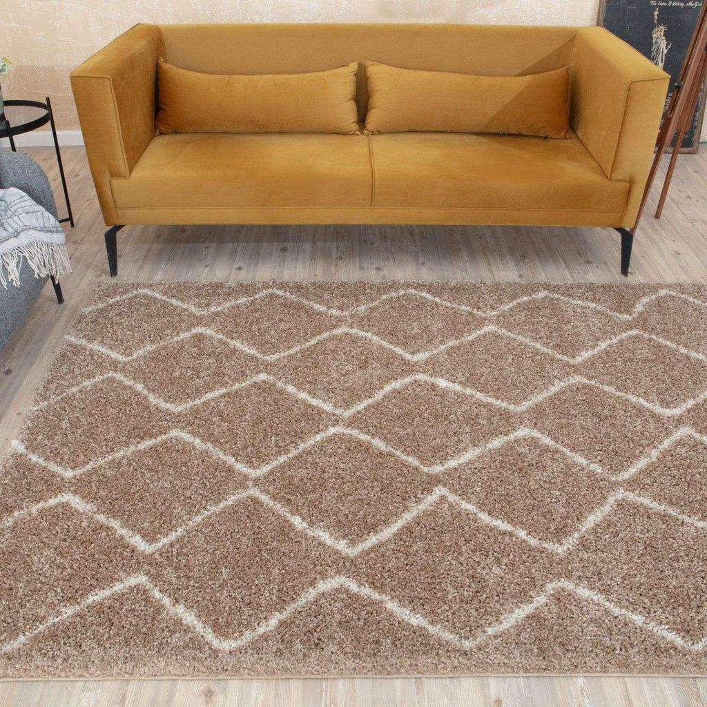 820MoroccanBeigeShaggyRug-10 - Bobobiy