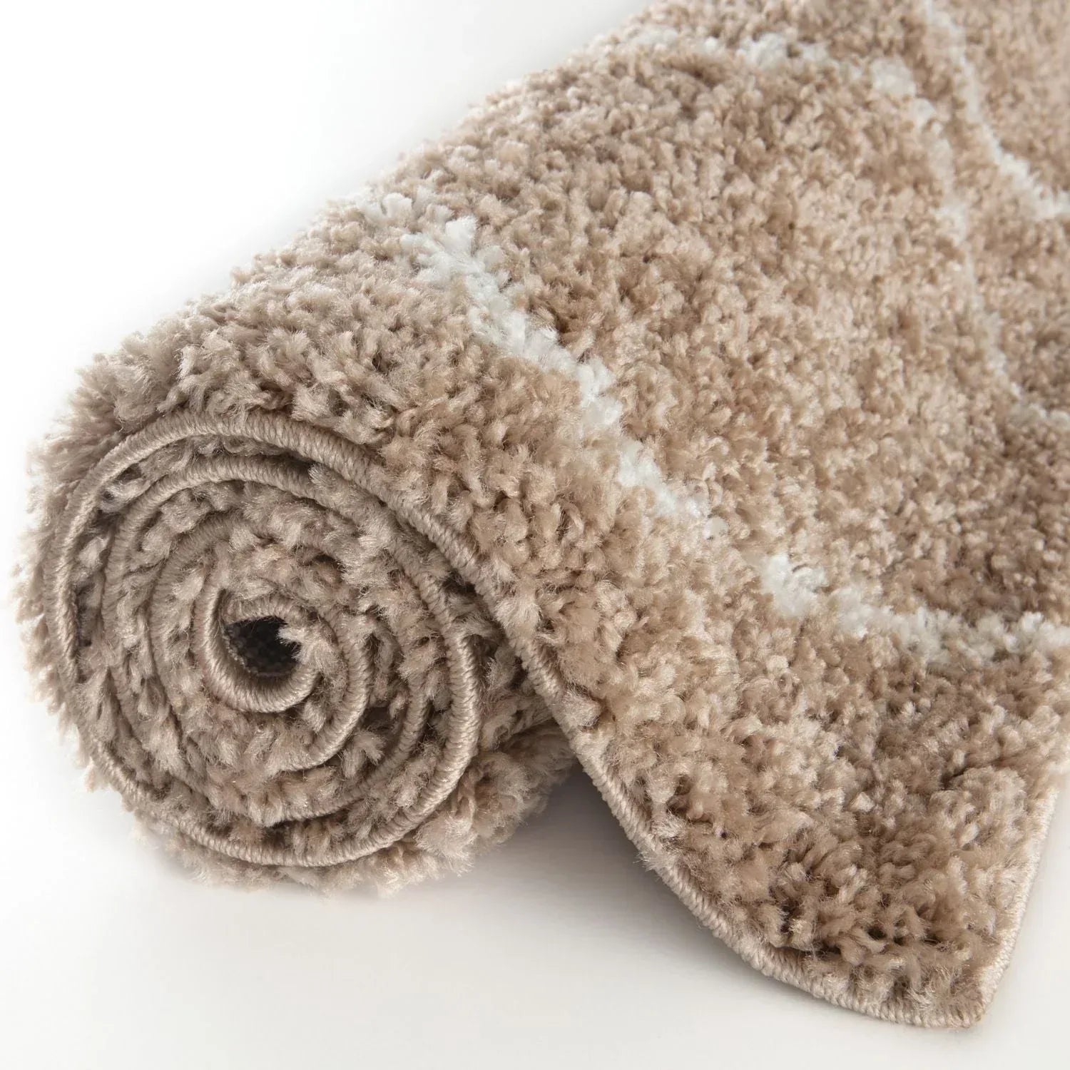 820MoroccanBeigeShaggyRug-8 - Bobobiy