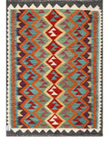 Maimana Afghanistan Kilim Rug - 141 x99 cm - Handmade