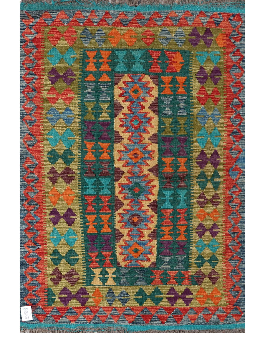 Maimana Afghanistan Kilim Rug - 149 x100 cm - Handmade