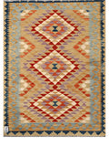 Maimana Afghanistan Kilim Rug - 142 x106 cm - Handmade