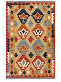 Maimana Afghanistan Kilim Rug - 150 x97 cm - Handmade