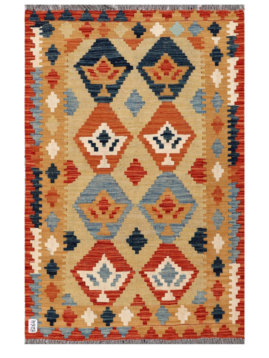 Maimana Afghanistan Kilim Rug - 150 x97 cm - Handmade