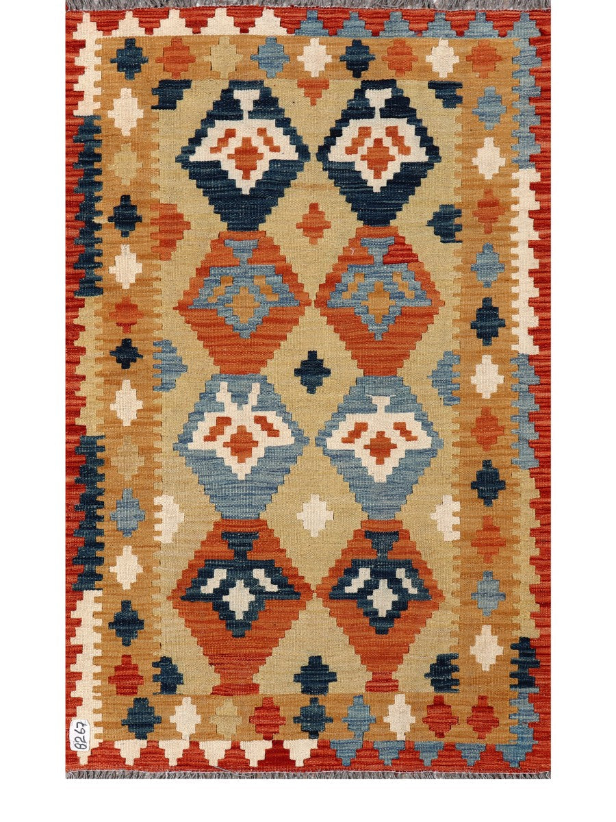 Maimana Afghanistan Kilim Rug - 153 x95 cm - Handmade