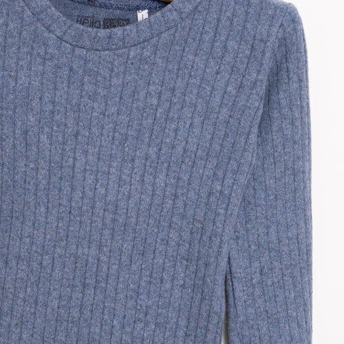 HelloBaby Boy Long Sleeve Pyjamas Set - Indigo - Bobobiy