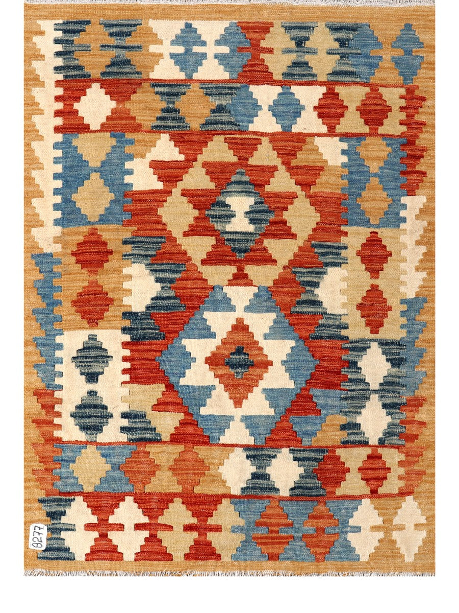 Maimana Afghanistan Kilim Rug - 142 x101 cm - Handmade