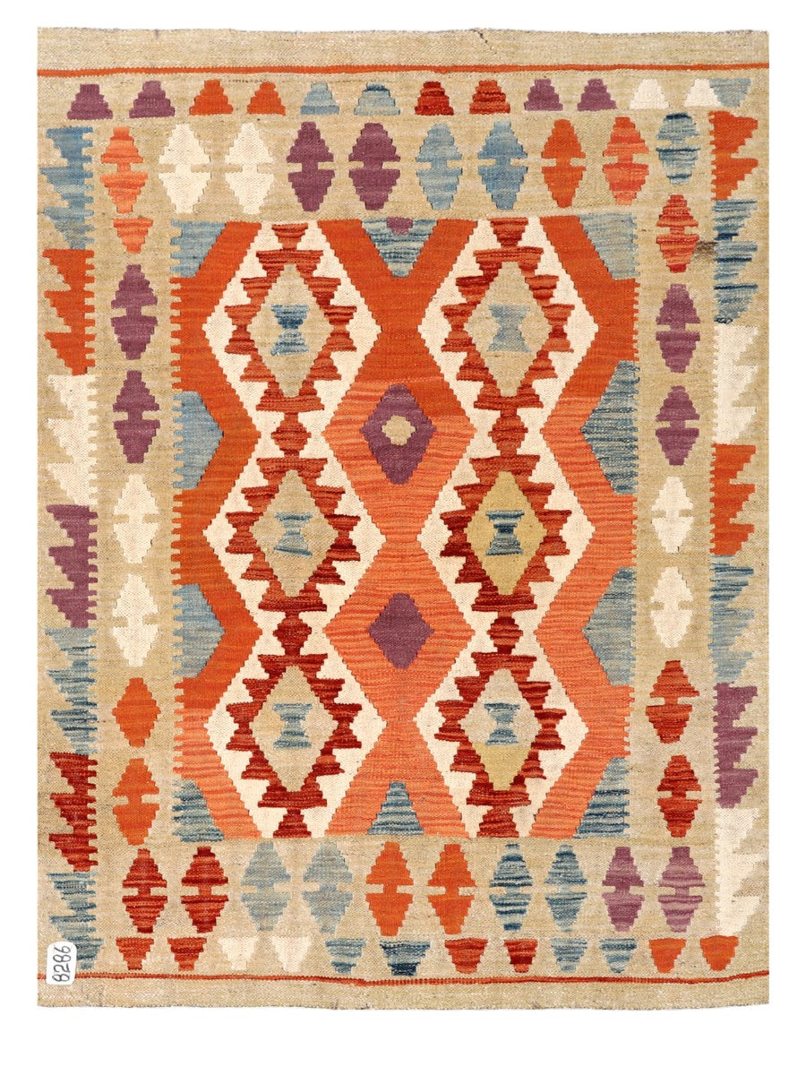 Maimana Afghanistan Kilim Rug - 144 x105 cm - Handmade
