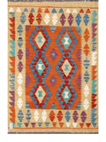 Maimana Afghanistan Kilim Rug - 143 x97 cm - Handmade