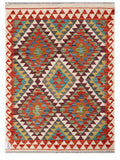 Maimana Afghanistan Kilim Rug - 138 x100 cm - Handmade