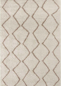 830MoroccanIvoryBeigeShaggyRug - Bobobiy