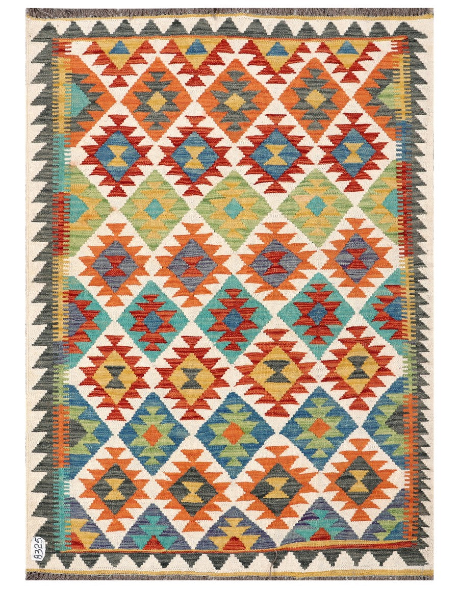 Maimana Afghanistan Kilim Rug - 149 x107 cm - Handmade