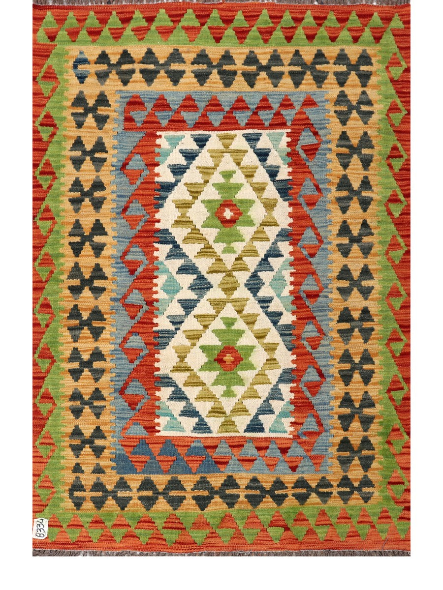 Maimana Afghanistan Kilim Rug - 151 x102 cm - Handmade