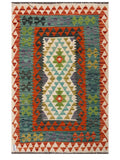 Maimana Afghanistan Kilim Rug - 151 x96 cm - Handmade