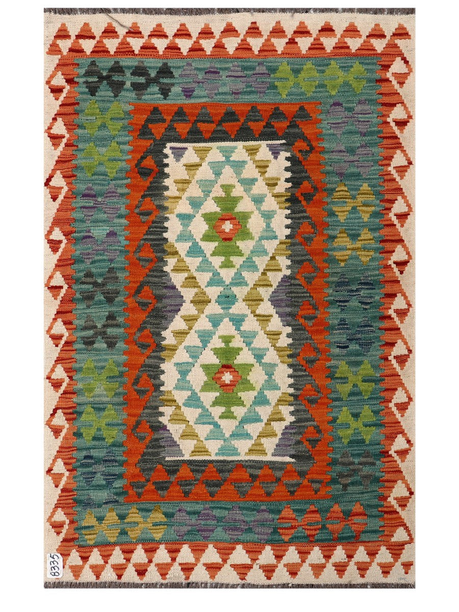 Maimana Afghanistan Kilim Rug - 151 x96 cm - Handmade