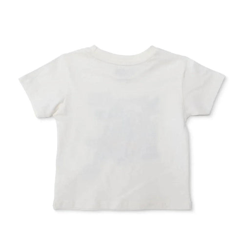 HelloBaby Boys T-shirt Animal Print Crew Neck Short Sleeve - Ecru