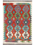 Maimana Afghanistan Kilim Rug - 146 x99 cm - Handmade