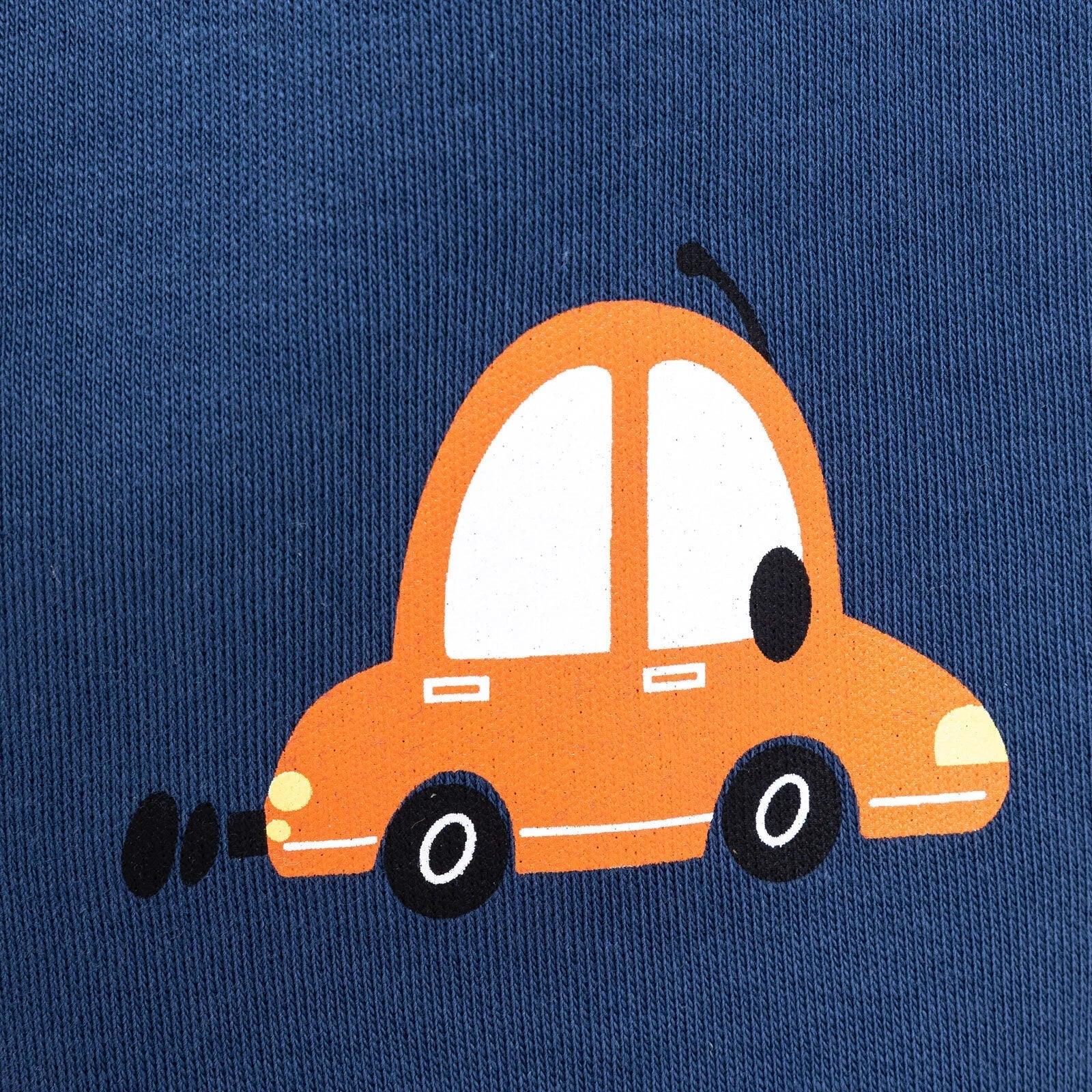 HelloBaby Unisex Footed Bottom 2 pcs - Navy Blue - Bobobiy