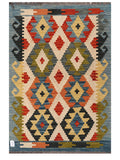 Maimana Afghanistan Kilim Rug - 144 x97 cm - Handmade