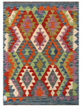 Maimana Afghanistan Kilim Rug - 136 x100 cm - Handmade