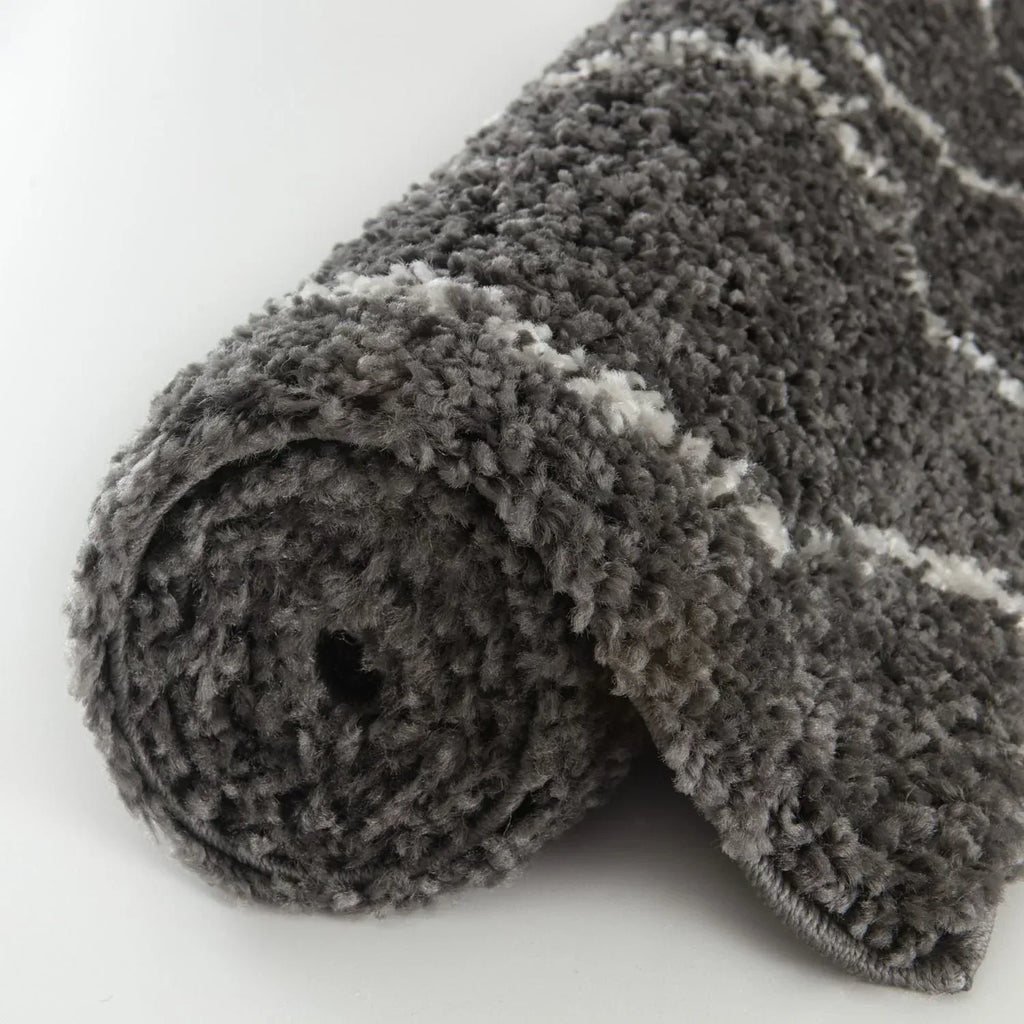 840MoroccanDarkGreyShaggyRug-7 - Bobobiy