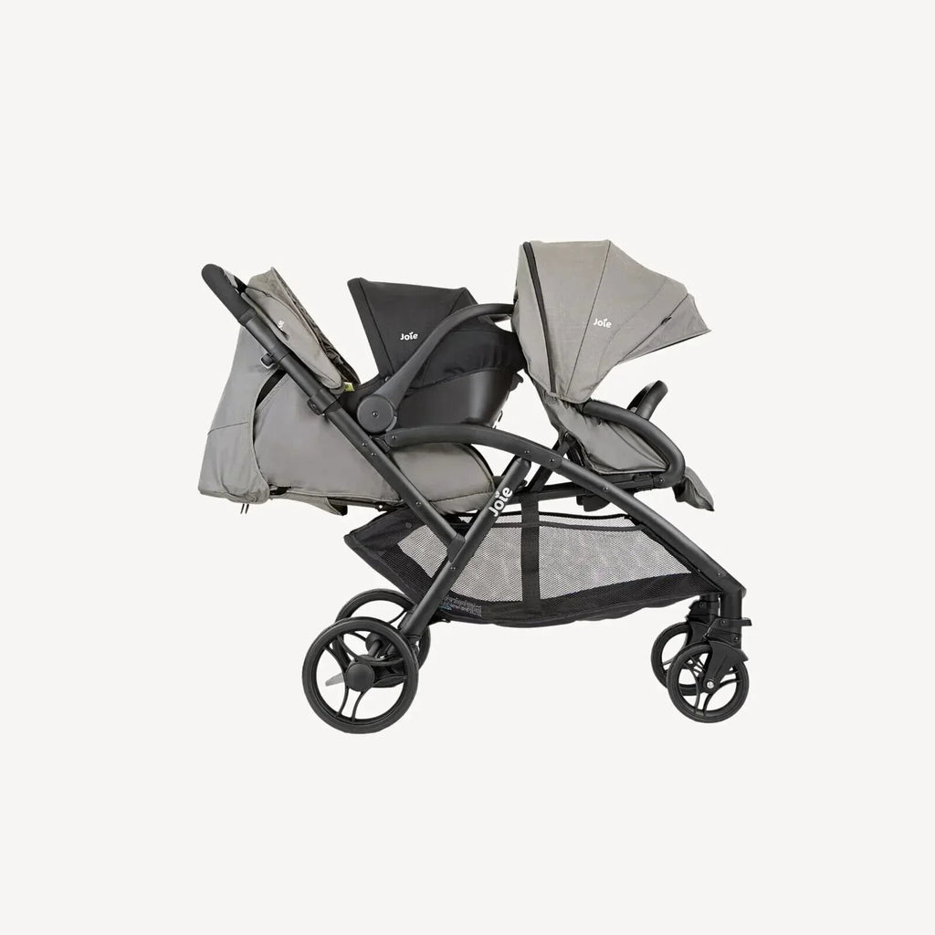 Joie EvaLite Duo Stroller - Pebble - Bobobiy