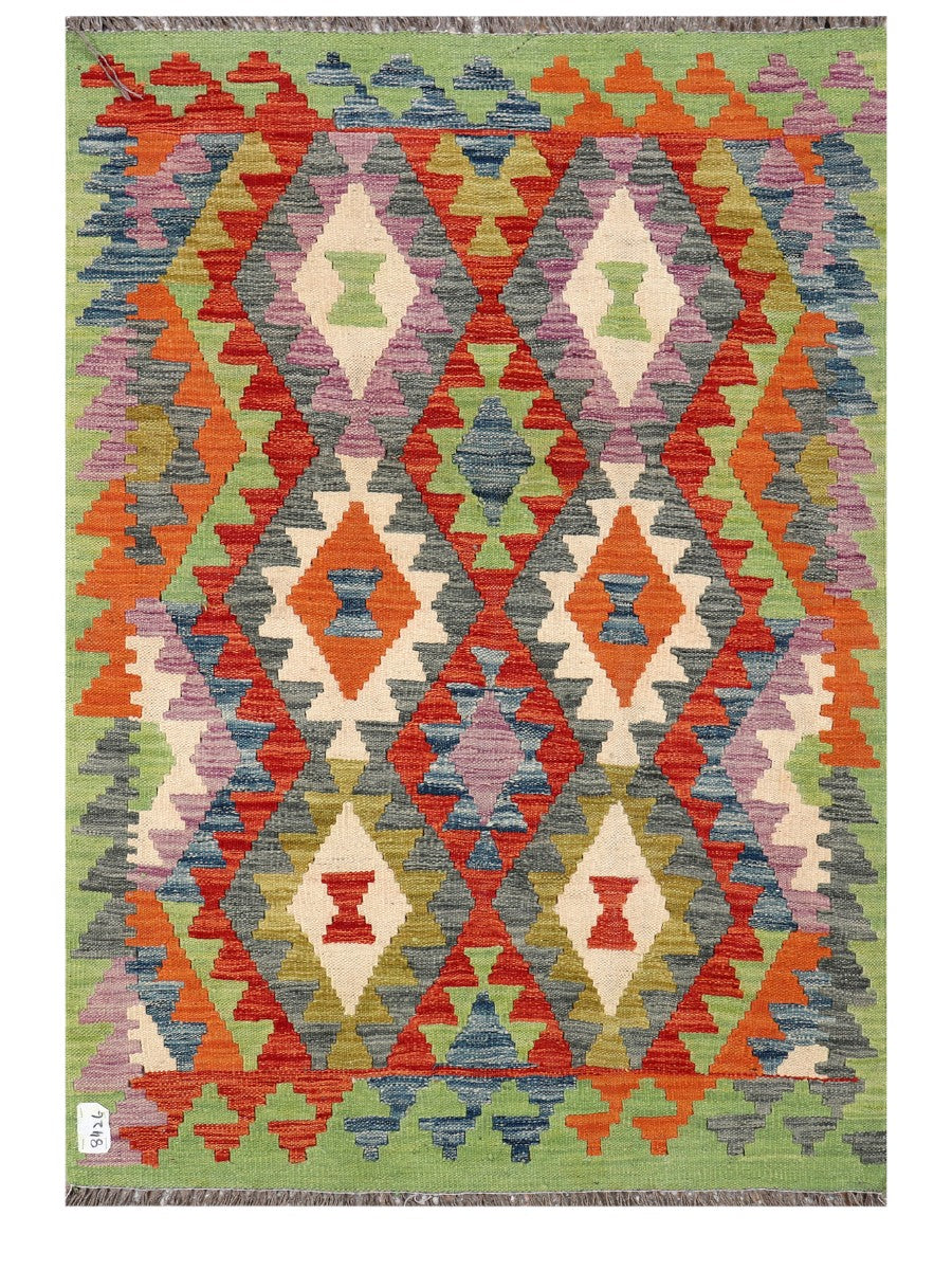 Maimana Afghanistan Kilim Rug - 142 x98 cm - Handmade